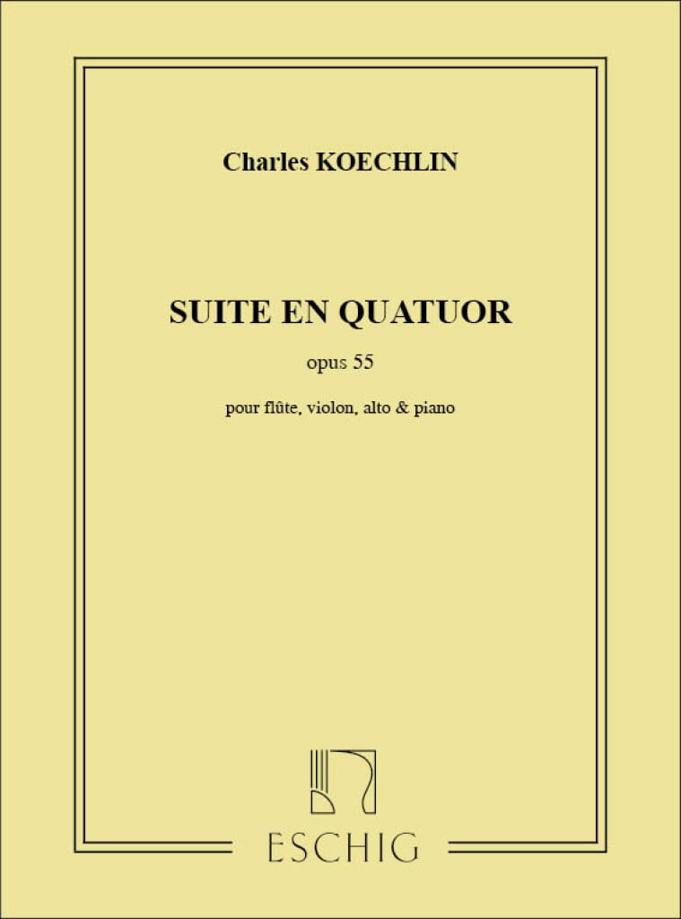Suite en Quator, Opus 55